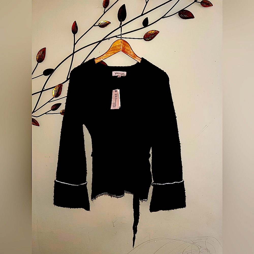 Philosophy belted sweater